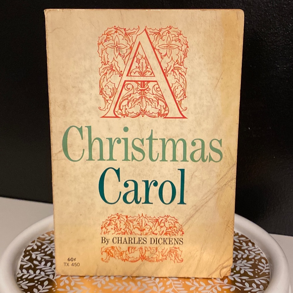 Vintage 1962 Christmas Book "A Christmas Carol" by Charles Dickens Paperback